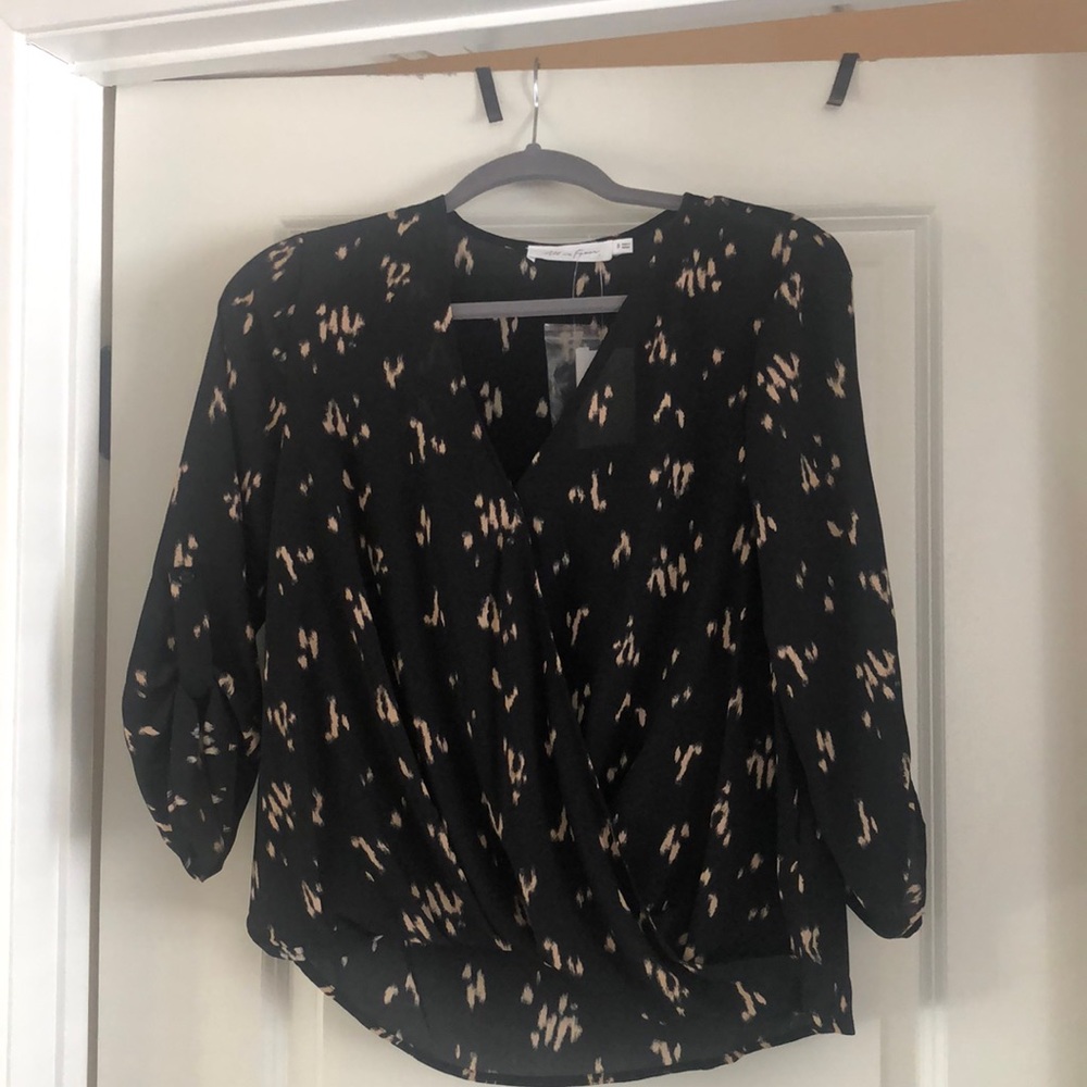 Faux wrap top